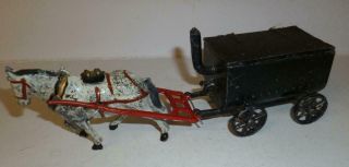 Charbens Prewar Vintage Lead Rare Horse Drawn Tar Boiler Set - 1930 
