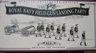 W Britain Special Collectors Edition Royal Navy Field Gun Landing Party Set 8898
