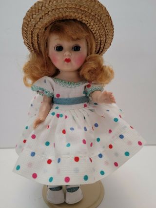 Vintage Cosmopolitan Ginger Doll In Tagged Dress,