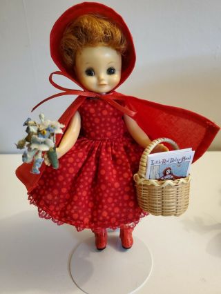 Vintage American Character Betsy Mccall Doll 8 " Red Ridinghood Outfit