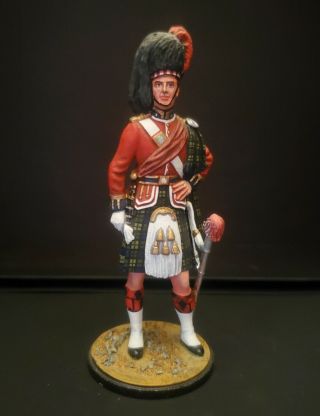 Tradition Of London Officer Black Watch Hand Painted Metal Figure Stadden