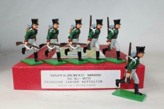 Trophy Of Wales Napoleonic Wars Prussian Jaeger Battalion Charging Wa72b Mib