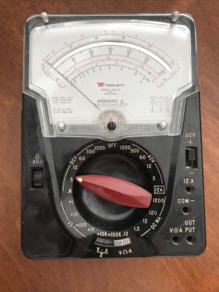 Triplett Model 630 - Na Type 4 Suspension Analog Voltmeter