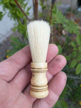 Antique/vintage Bone Handle Shave Brush Boar Knot