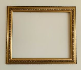 Vintage Wood Gilded Frame For Painting 19.  5x23.  5 And 20x16 Inches