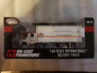 Rare Dcp Idealease Of North America International Delivery Truck 1/64.