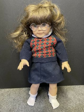 American Girl Doll Molly Mcintire Pleasant Company Dress & Glasses 18” Vintage