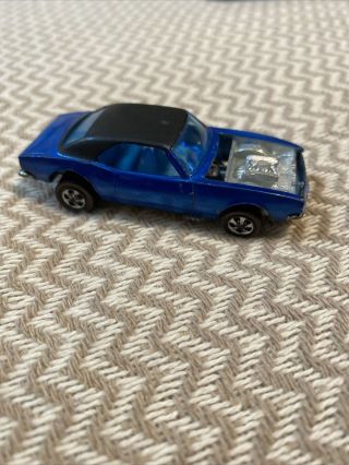 Hot Wheels Redline Custom Camaro Blue/white Interior Rare