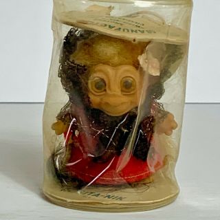 Vintage Totsy Troll Doll Rosita Nik 4 " Nib