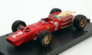 Brumm 1/43 Scale R255 - F1 Ferrari 312 Italy Gp 1967 - 2 Chris Amon