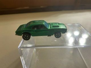 1968 Hot Wheels Redline Custom Camaro Green Hk Resto/custom Candidate