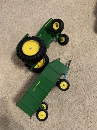 John Deere Vintage Toy 5020 Tractor And Wagon