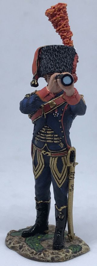 King & Country 54mm Napoleonic - French Guard Artillery Officer W/telescope Na065