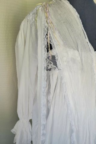 Vintage Jonquil by Diane Samandi White Bridal Nightgown with Matching Robe 3
