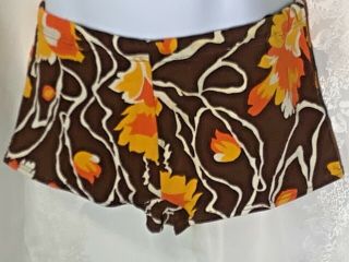 Vintage Swim Briefs Bathing Suit S Knit Elastic Waist Calypso Mod 60s Pocket 6