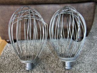 Pair Industrial Mid Century Metal Hanging Light Fixture Commercial Kitchen Whisk