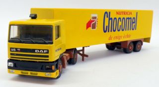 Lion Toys 1/50 Scale Diecast No.  36 - Daf 95 Truck & Trailer - Chocomel