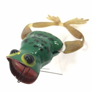 Vintage Jensen Kicker Mechanical Spring Leg Frog Popper Fishing Lure