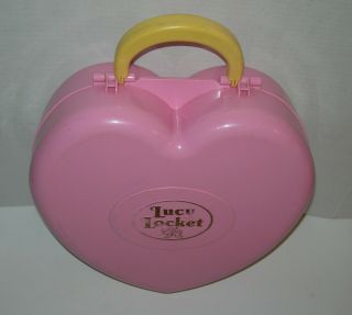 Vintage Polly Pocket Lucy Locket Carry N Play Dream Home - Mattel 1990 