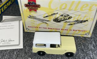 Matchbox Collectibles Yellow White 1961 International Scout 80 4x4 Die - Cast Car