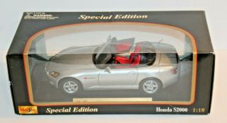 Maisto 1:18 Scale Special Edition Honda S2000 No.  31879
