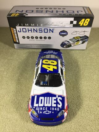 2006 Action JIMMIE JOHNSON 48 Lowes 60th Anniversary Chevy Diecast Nascar 1/24 2