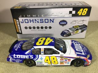 2006 Action JIMMIE JOHNSON 48 Lowes 60th Anniversary Chevy Diecast Nascar 1/24 3