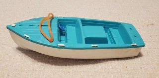 Vintage Plastic Toy Boat From The 1970 