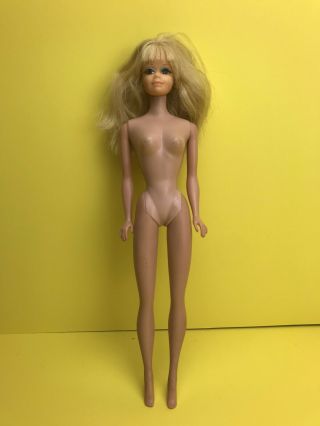 Vintage Mattel 1962 Blonde Pj Midge Doll - Japan 1958 Barbie Family Blonde Bangs