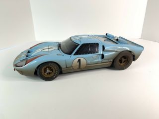Shelby Collectables 1/18 1966 Ford Gt40 Mkii Diecast Model Race Car (a)