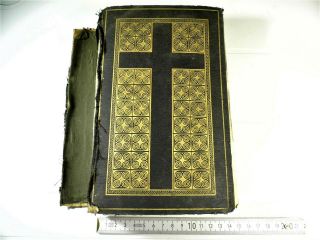 Old Vintage Antique German Bible 1927 Year Book Authentic Rare Collectible 189sr