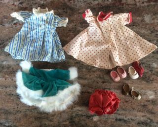 Vintage Madame Alexander Kins Doll Outfits With Tags Fits 7.  5” Alex,  Shoes