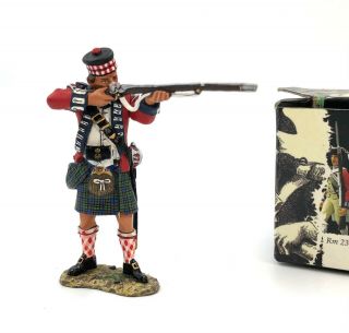 King And Country Br025 42nd Highlander Standing Firing Retired