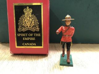 Spirit Of The Empire: Boxed Royal Canadian Mtd Police Constable.  54mm