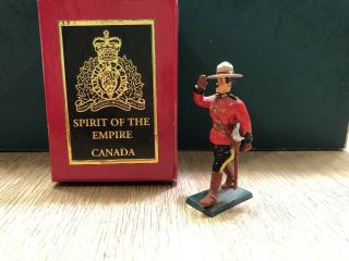 Spirit Of The Empire: Boxed Royal Canadian Mtd Police Officer.  54mm