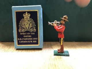 Spirit Of The Empire: Boxed Royal Canadian Mtd Police Bugler.  54mm 3