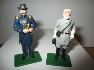 Blue Box - Civil War Generals Grant Lee Die Cast Figure Soldiers