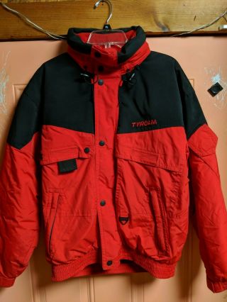 Vintage 80s 90s Tyrolia By Head Mens Retro Ski Snow Puffer Jacket M Guc Medium