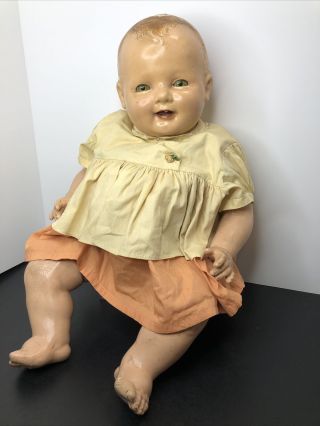 24” Antique Vintage Composition & Cloth Body Baby Doll Luv Ums Lookalike L