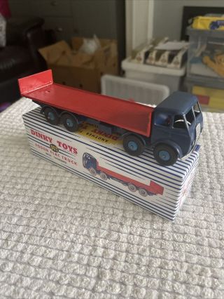 Dinky 903 Foden Flag Truck With Tail Bored