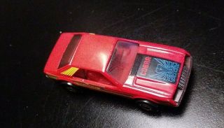 Vintage 1979 Hot Wheels Turbo Ford Mustang Cobra Red Gold Hot Ones