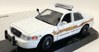 Motor Max 1/24 Scale Model Car 76400 - 2007 Ford Crown Victoria Police Car