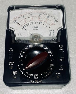 Triplett Model 630 - Pl Vintage Classic Analog Volt - Ohm Milliammeter