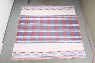 Vintage Beacon Style Camp Blanket Native American Southwest USA Size 69x69 2