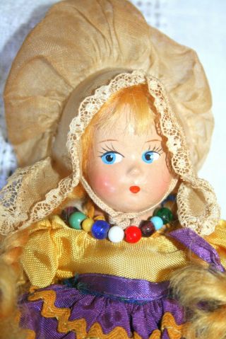 Vintage Mme Alexander 7 " Tiny Betty Tagged All Orig.  Dutch Girl 1930 