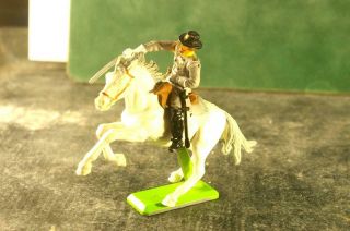 Britains Deetail Vintage Acw American Civil War Mounted Confederate Officer