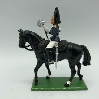 Vintage 1988 W Britain Metal Toy Soldier Mounted On Horse Calvary Farrier