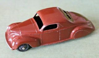 Dinky - 39c Lincoln Zephyr Coupe (1947 - 54) Brown/black -