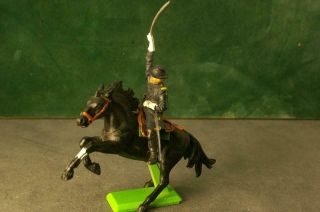 Britains Deetail Vintage Acw American Civil War Mounted Union Officer High Sabre