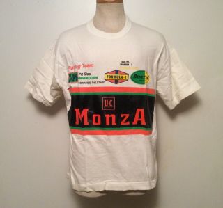 Rare Monza United Colors Of Benetton Formula Racing Team Motorsport F1 Shirt Xl